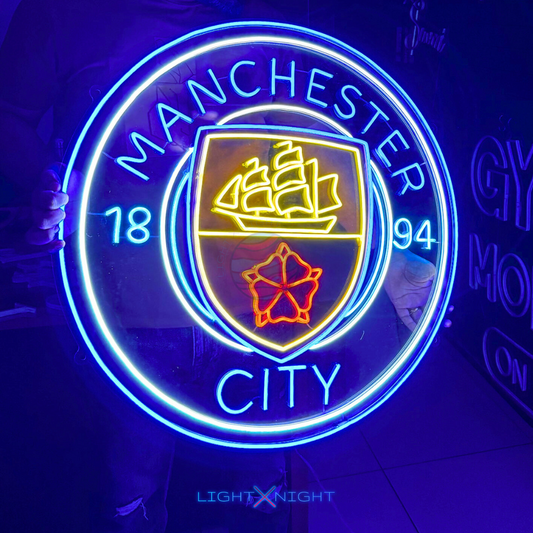 Manchester City Neon Sign