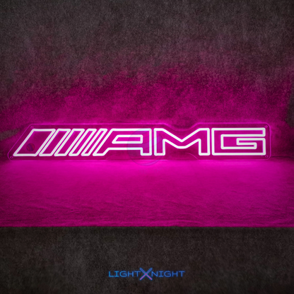 AMG Neon Sign, AMG Led Neon Sign, AMG Mercedes Decoration, AMG Neon Light