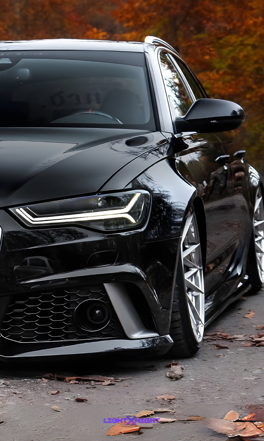 Audi RS6 C7 Neon Poster