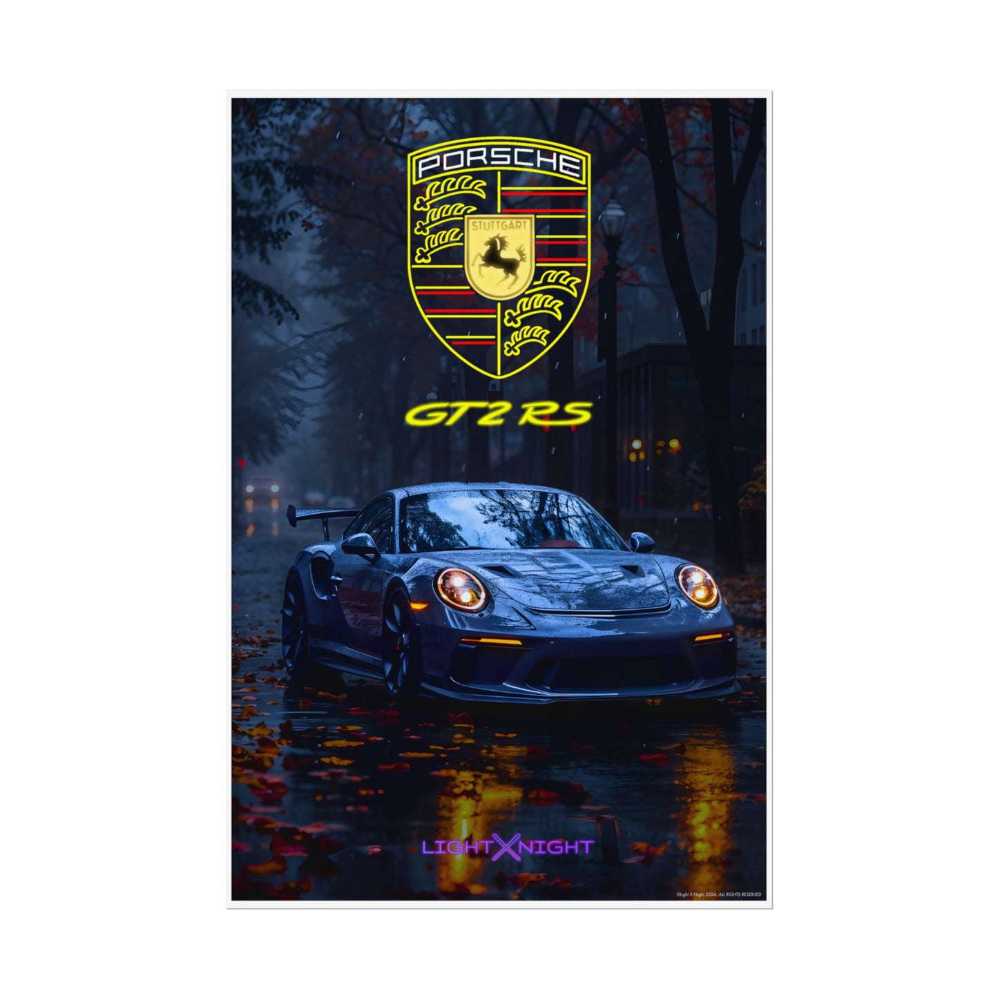 Porsche GT2 RS Poster