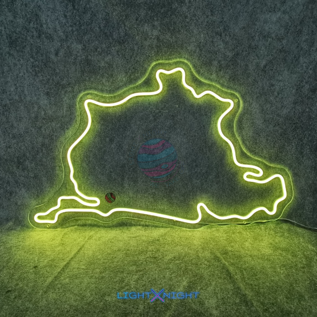 Nürburgring Race Track Neon Sign
