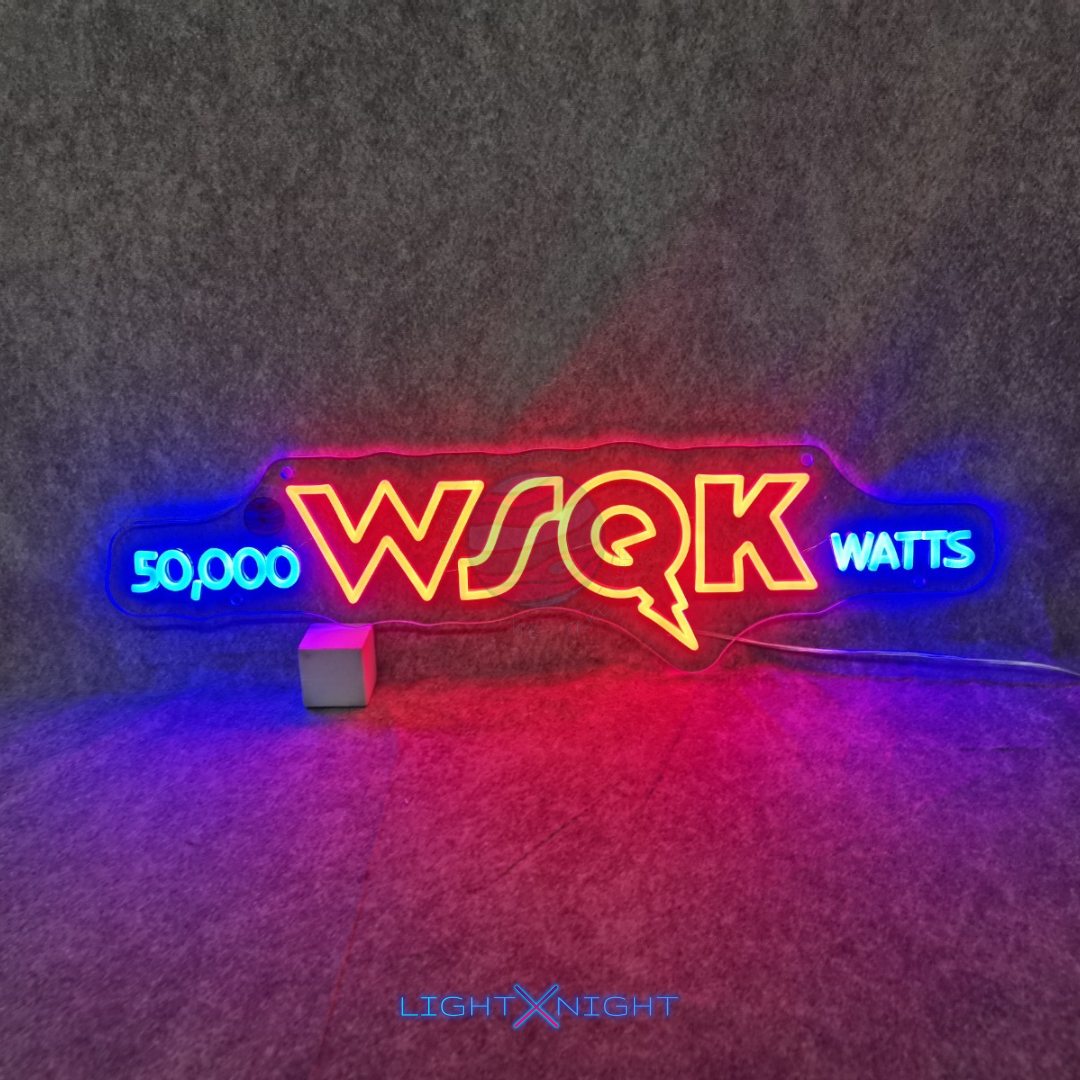 Stranger things WSQK Neon Sign