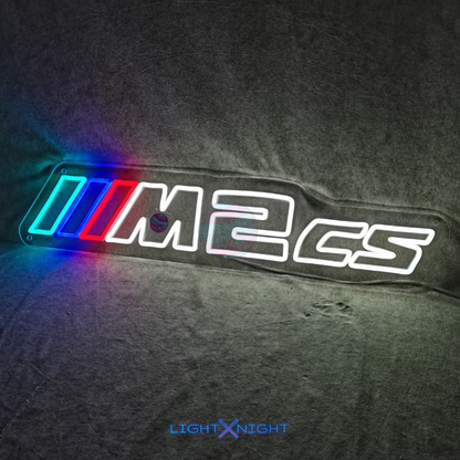 BMW M2 CS Led Neon Sign, BMW M2 CS Neon Light, BMW M2 CS Neon Sign, BMW Light, BMW M2 CS Lighting, BMW Decor