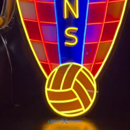 Croatia National Neon Sign