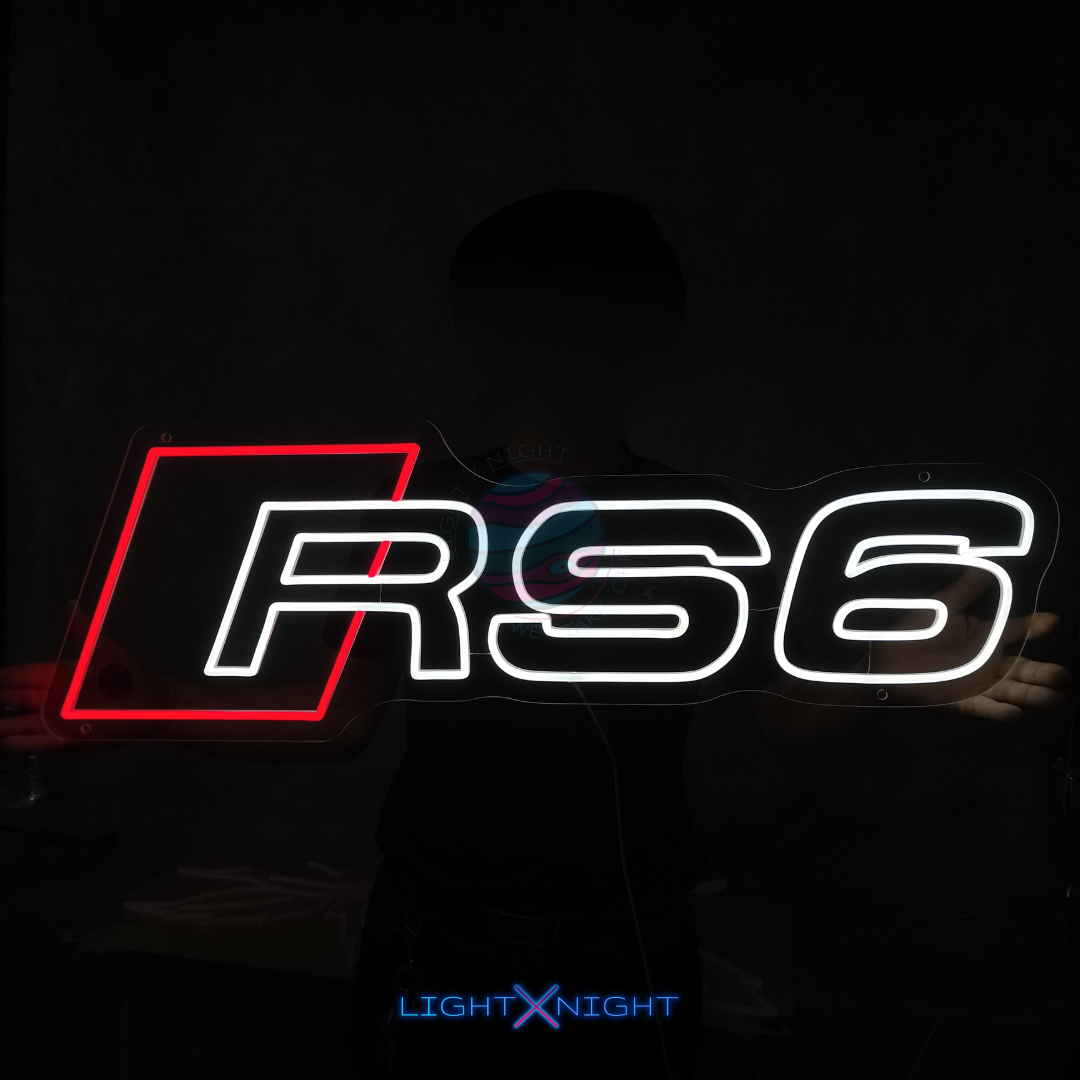 Audi RS6 LED Neon Sign