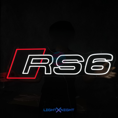 Audi RS6 LED Neon Sign