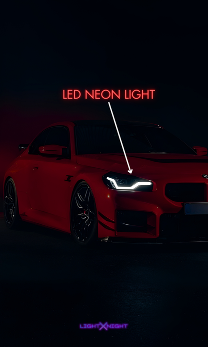 BMW M2 Neon Poster