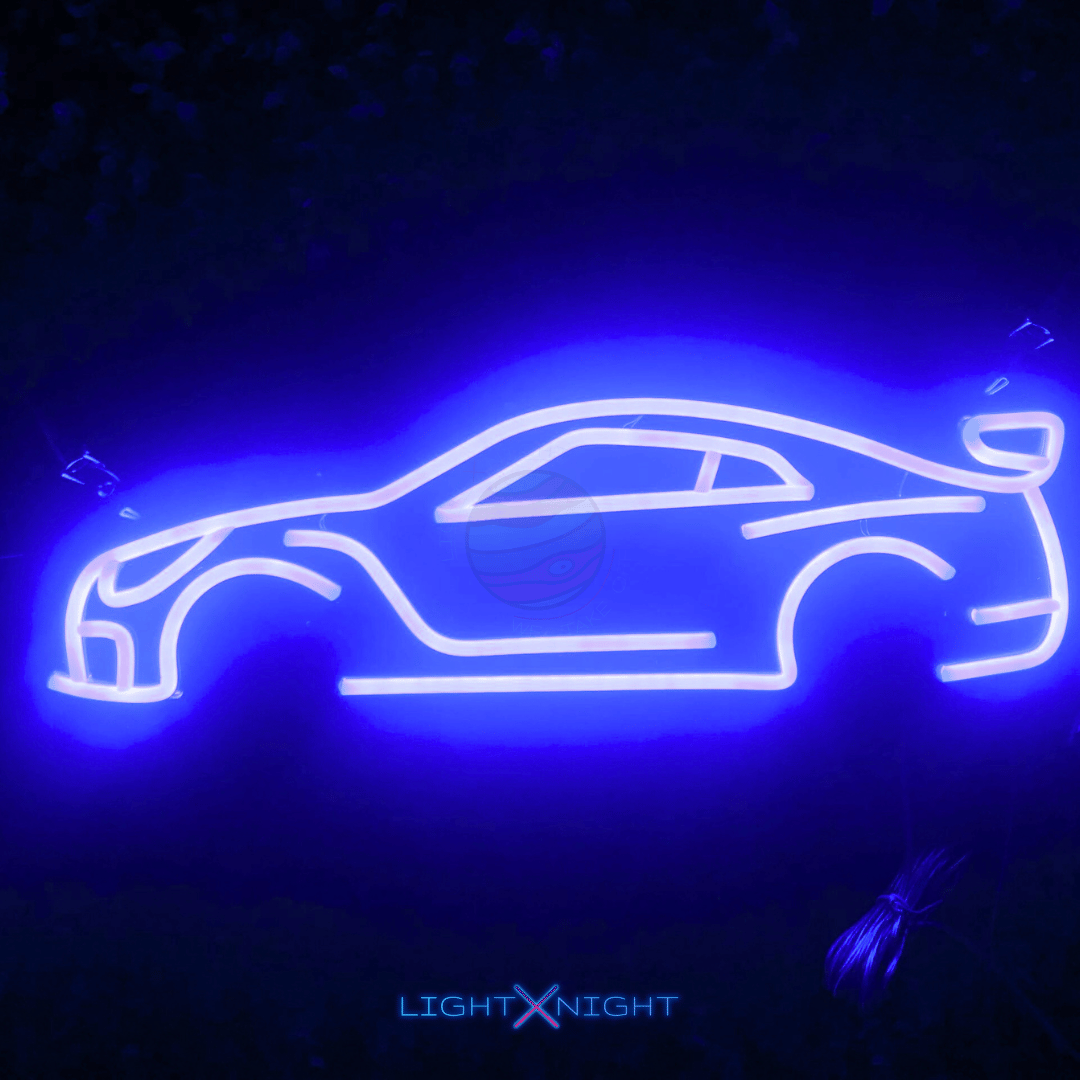 Nissan Skyline R35 GTR Silhouette Neon Sign