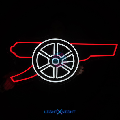 Arsenal Minimalistic Neon Sign