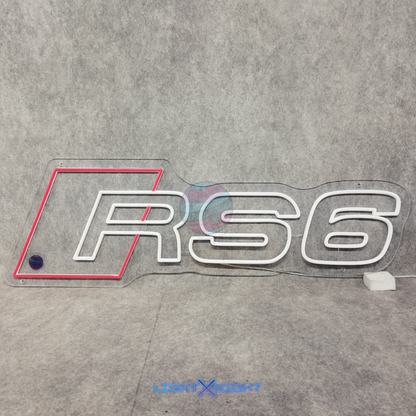 Audi RS6 LED Neon Sign