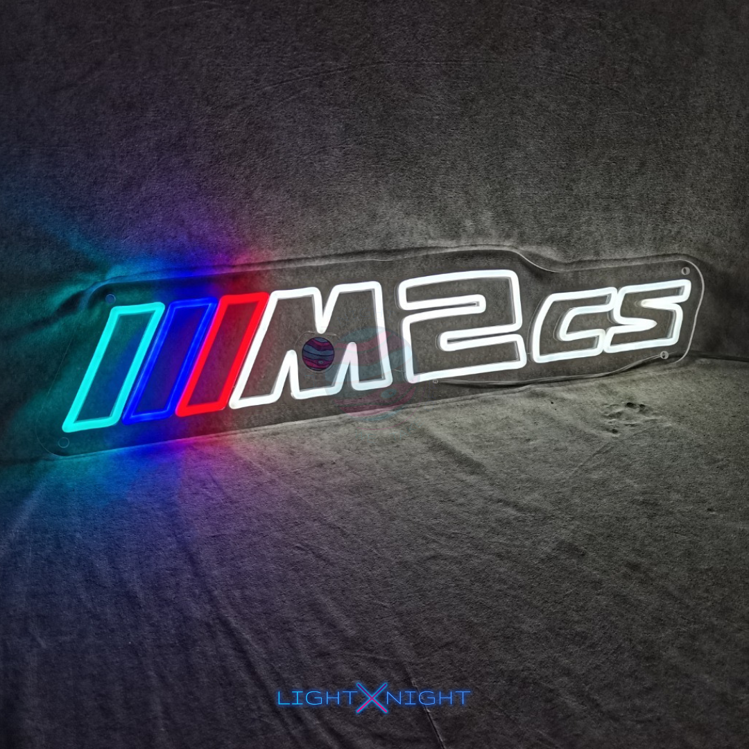 BMW M2 CS Led Neon Sign, BMW M2 CS Neon Light, BMW M2 CS Neon Sign, BMW Light, BMW M2 CS Lighting, BMW Decor