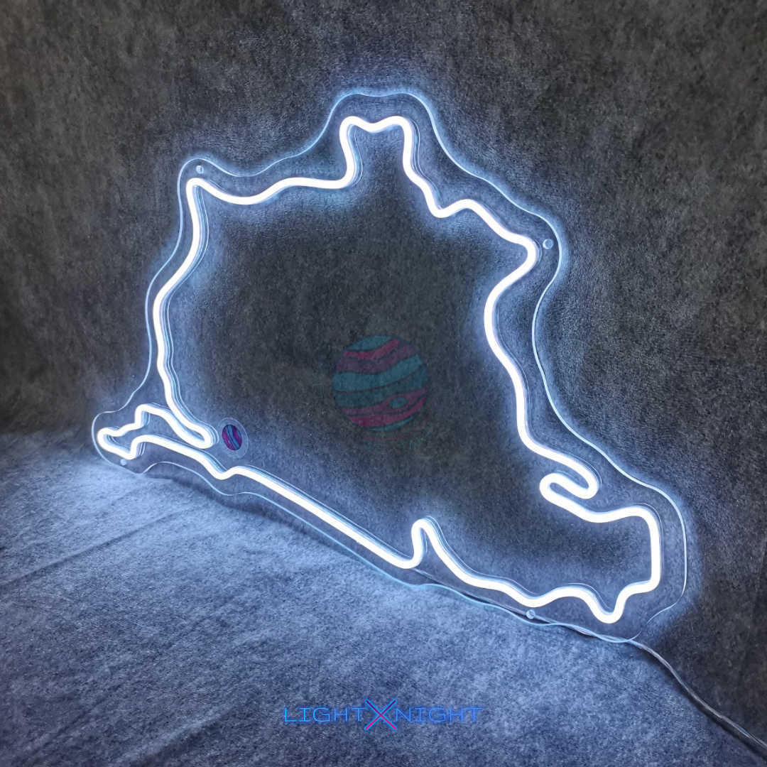 Nürburgring Race Track Neon Sign