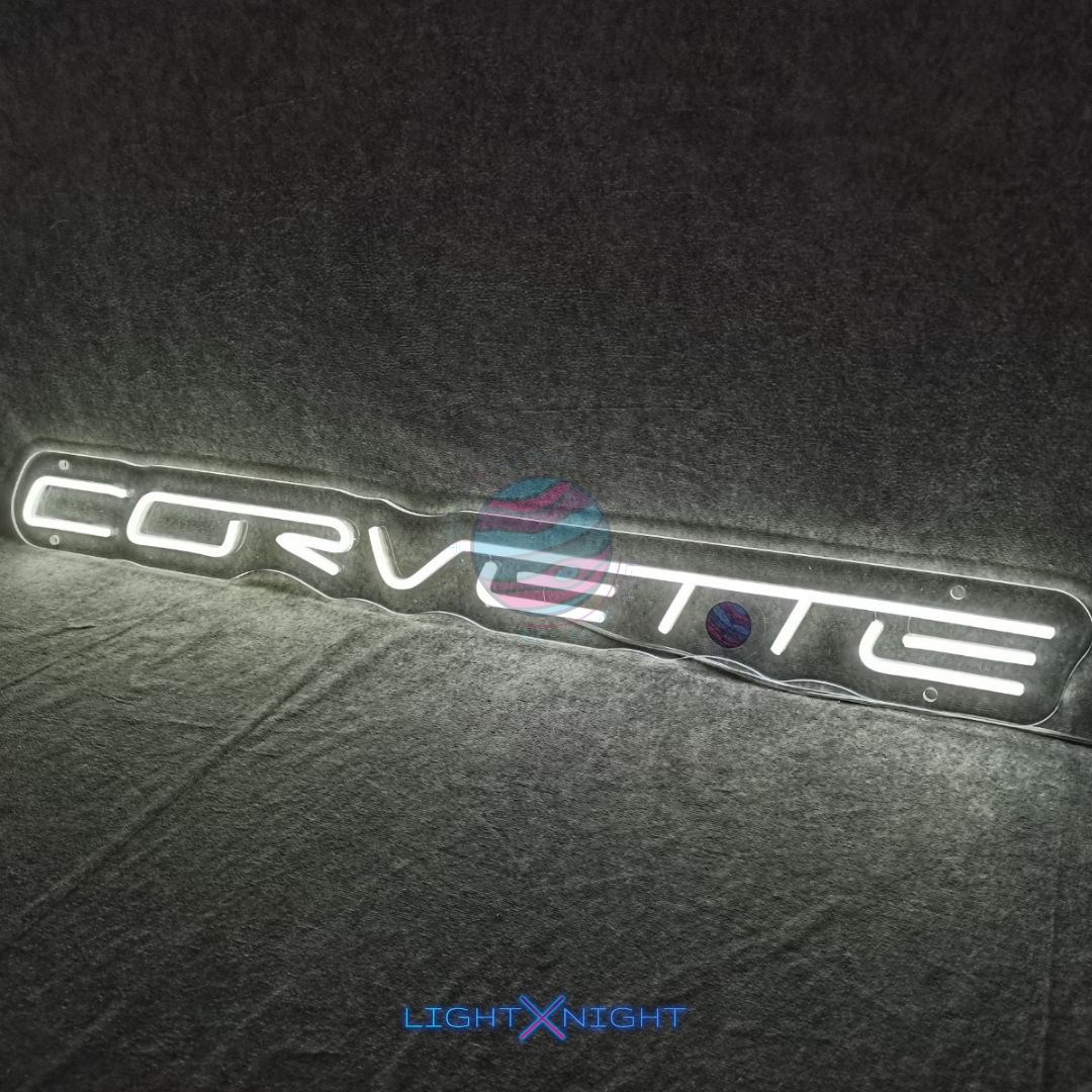 Corvette Font Neon Sign