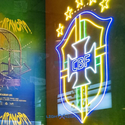 Brazil National Neon Sign