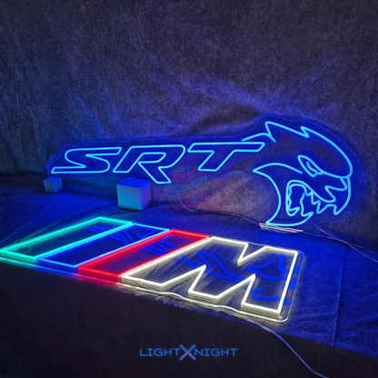 Dodge SRT Hellcat Neon Sign