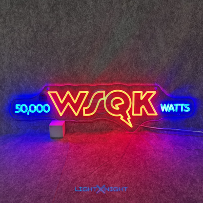 Stranger things WSQK Neon Sign