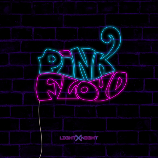 Pink Floyd Bubbly Neon Sign