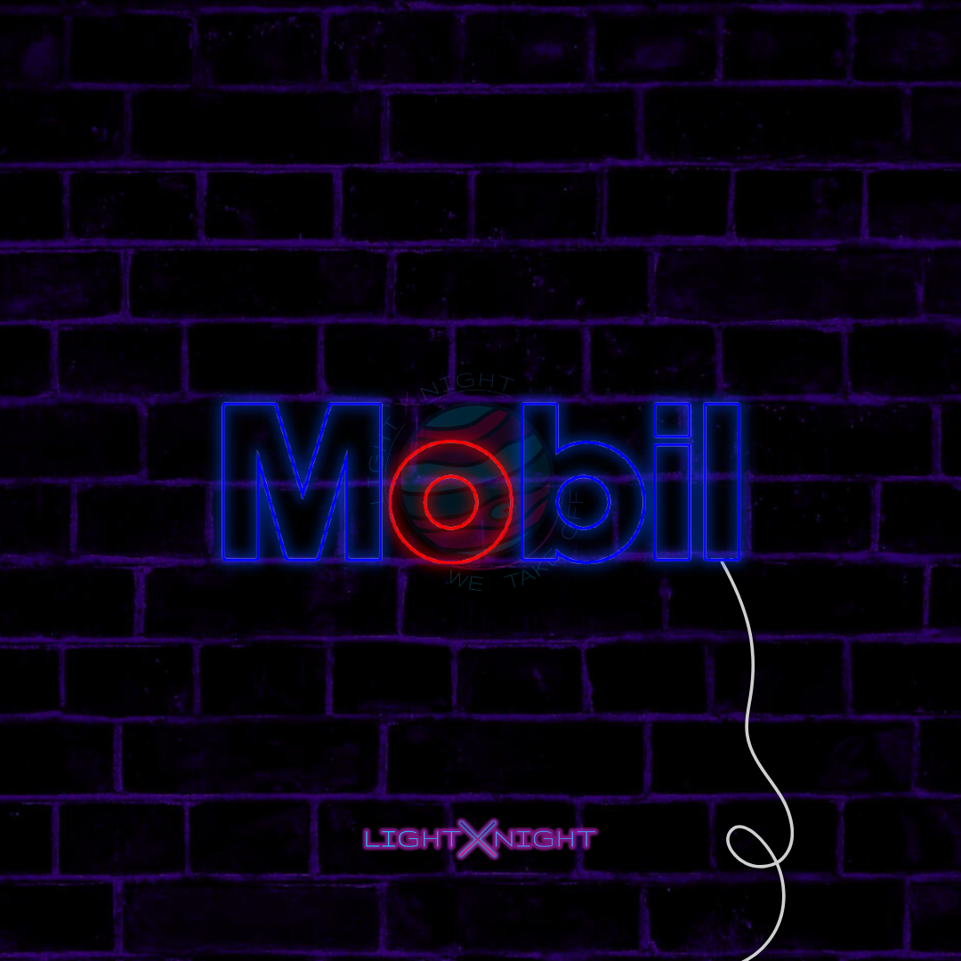 Mobil 1 Neon Sign