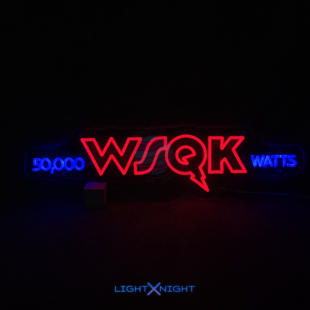 Stranger things WSQK Neon Sign