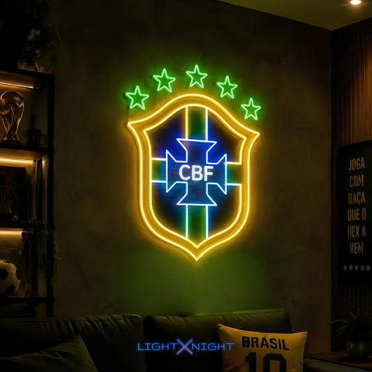 Brazil National Neon Sign
