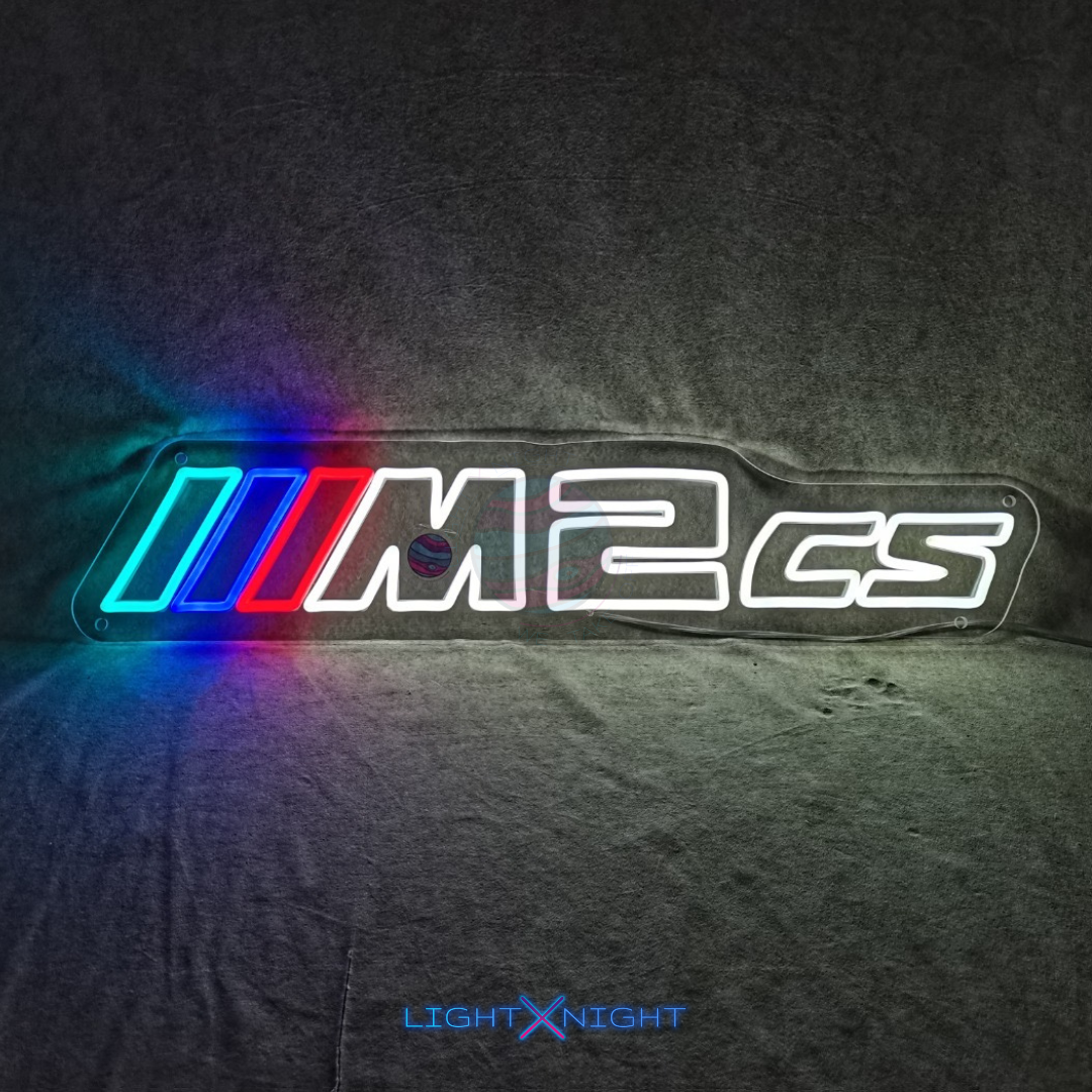 BMW M2 CS Led Neon Sign, BMW M2 CS Neon Light, BMW M2 CS Neon Sign, BMW Light, BMW M2 CS Lighting, BMW Decor