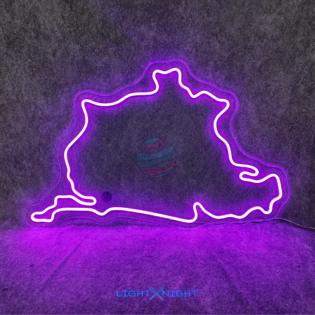 Nürburgring Race Track Neon Sign