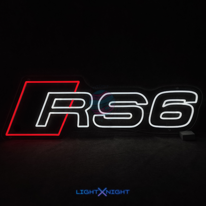 Audi RS6 LED Neon Sign
