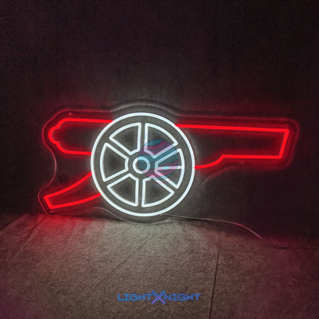 Arsenal Minimalistic Neon Sign