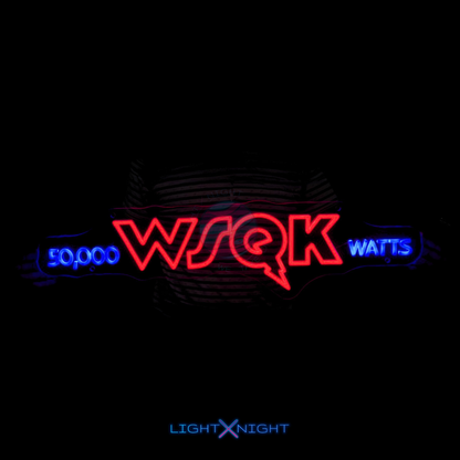 Stranger things WSQK Neon Sign