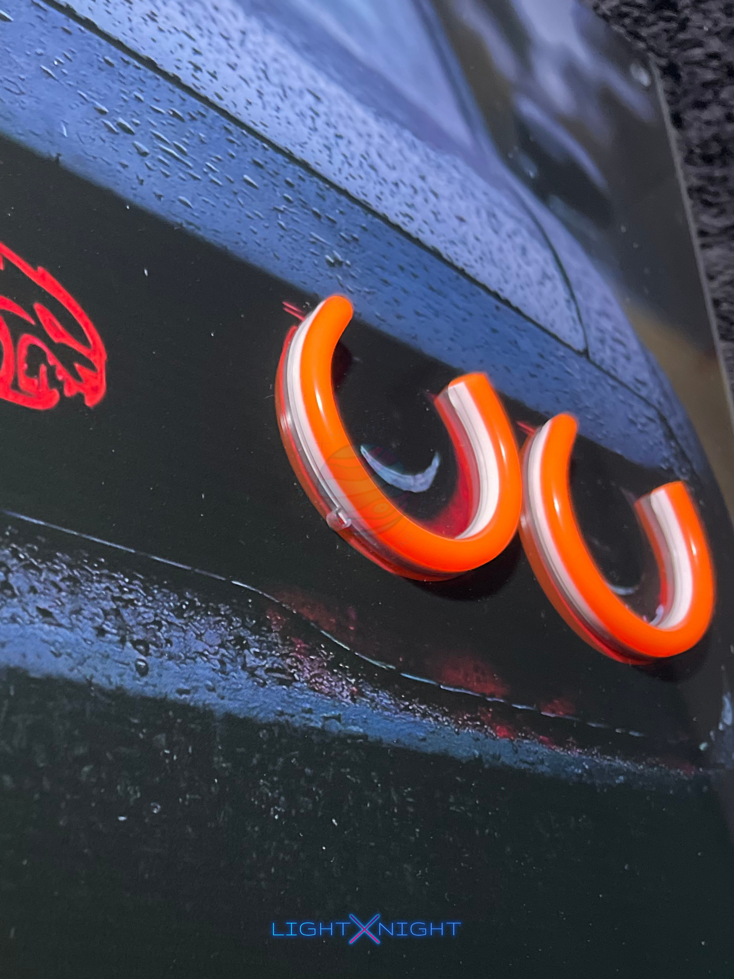 Dodge SRT Hellcat Neon Poster