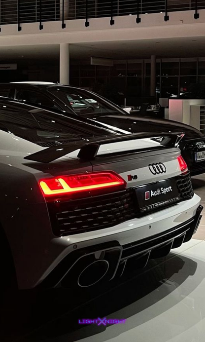 Cool Neon R8 Audi R8 Black Rear Neon Poster – Light X Night