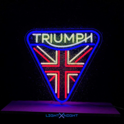 Triumph Neon Sign