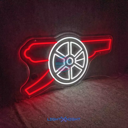 Arsenal Minimalistic Neon Sign