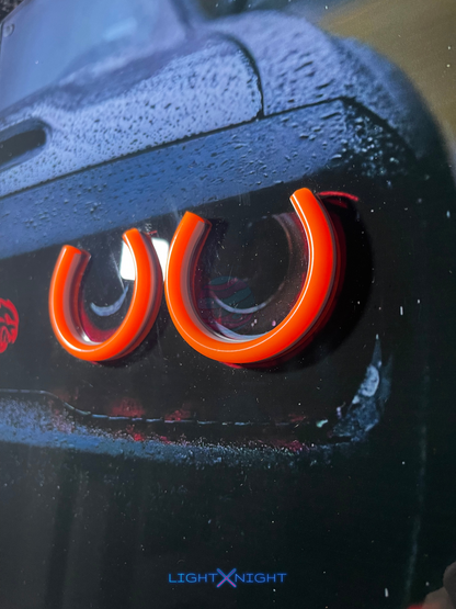 Dodge SRT Hellcat Neon Poster