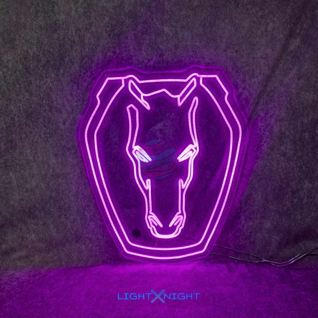 Ford Mustang Dark Horse Neon Sign