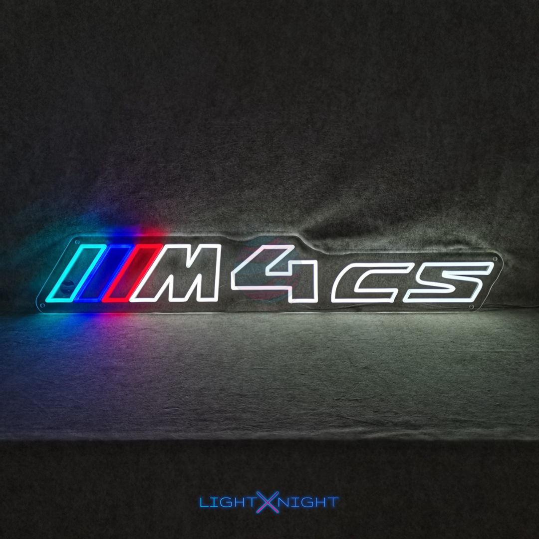 BMW M4 Cs Neon Sign, BMW M4 Cs Led Neon Sign, BMW M4 Cs Neon Light, BMW M4 Cs Decoration, BMW M4 Cs Merchandise