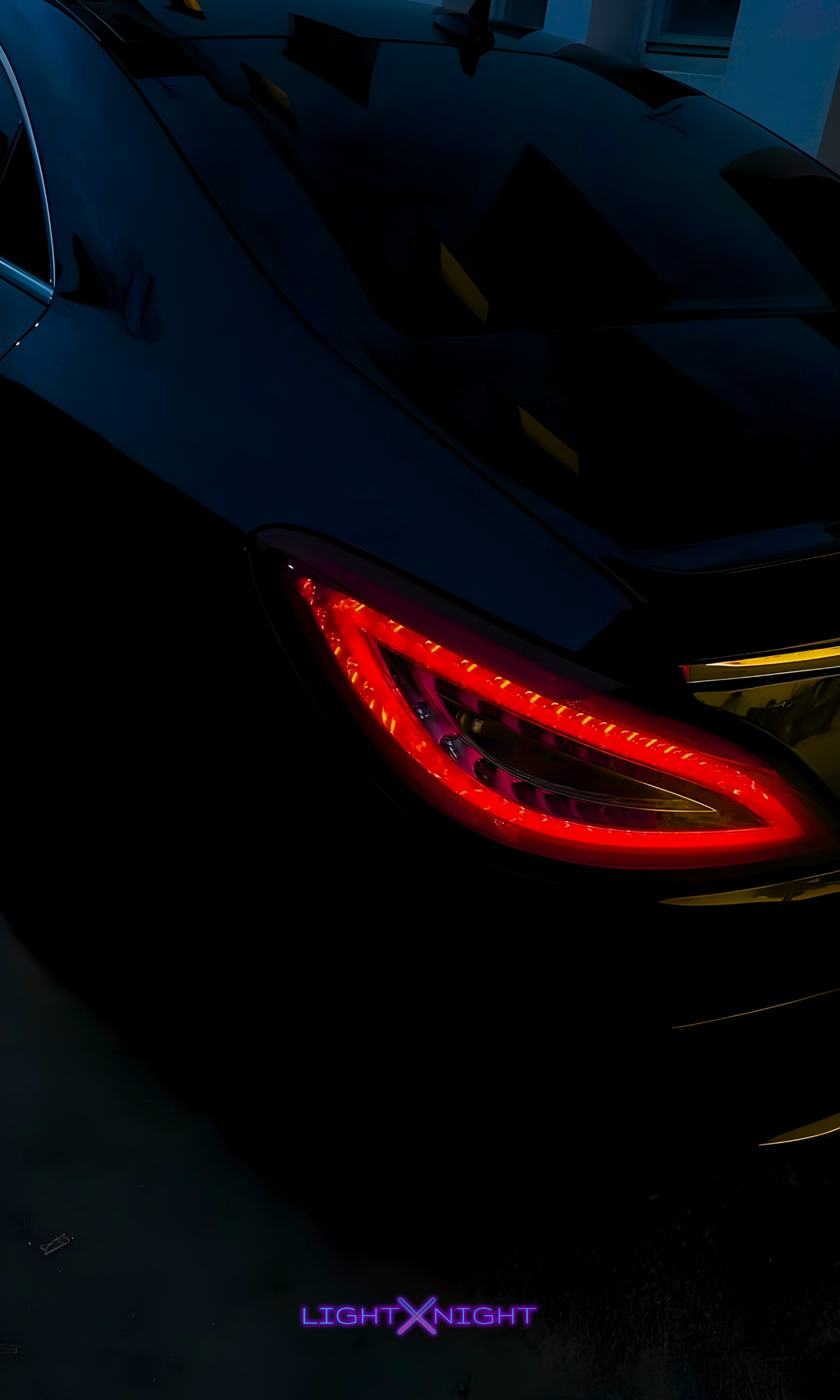 Mercedes CLS C63 Neon Poster