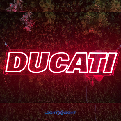 Ducati Font Neon Sign