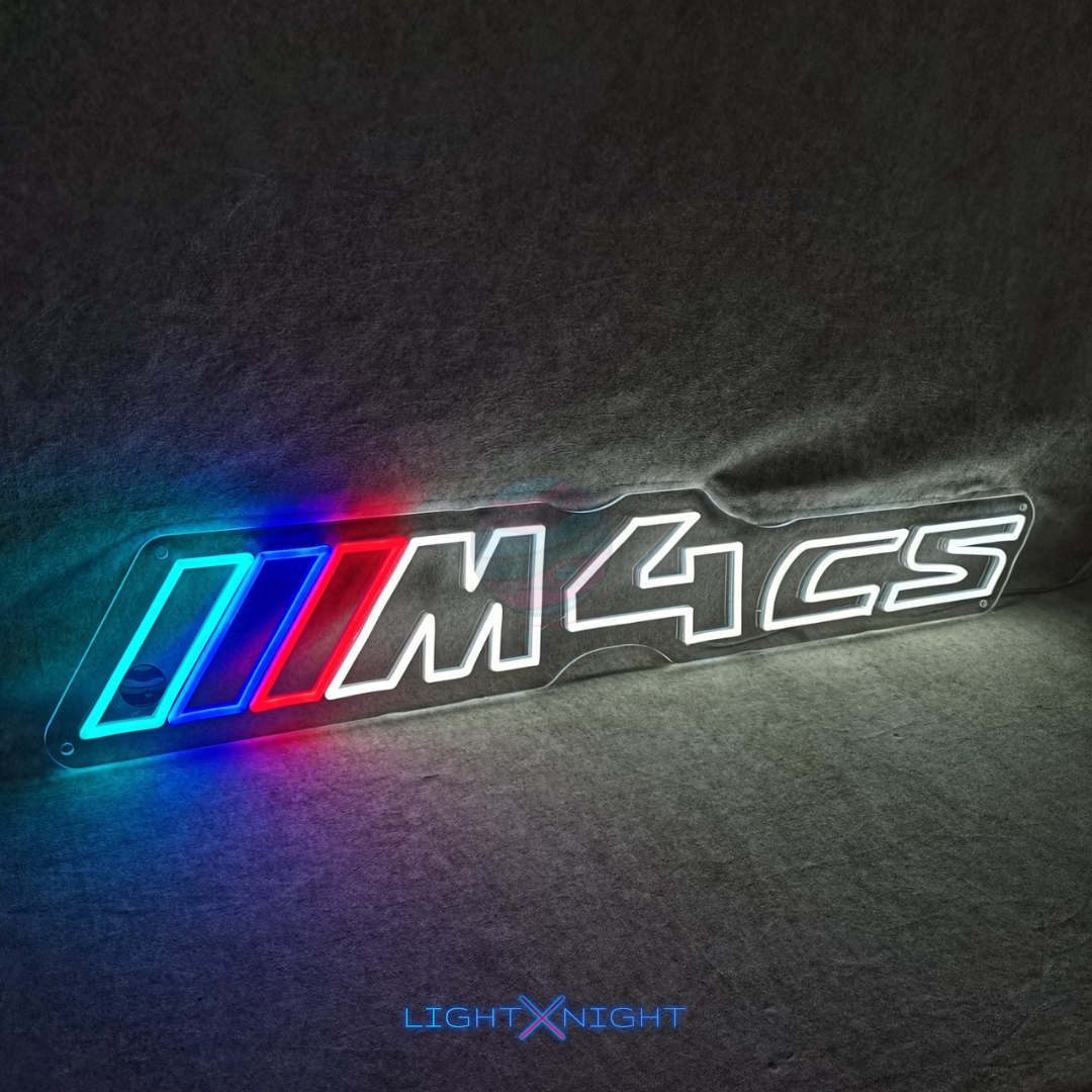 BMW M4 Cs Neon Sign, BMW M4 Cs Led Neon Sign, BMW M4 Cs Neon Light, BMW M4 Cs Decoration, BMW M4 Cs Merchandise