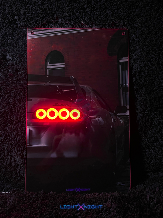 Toyota Supra Neon Poster