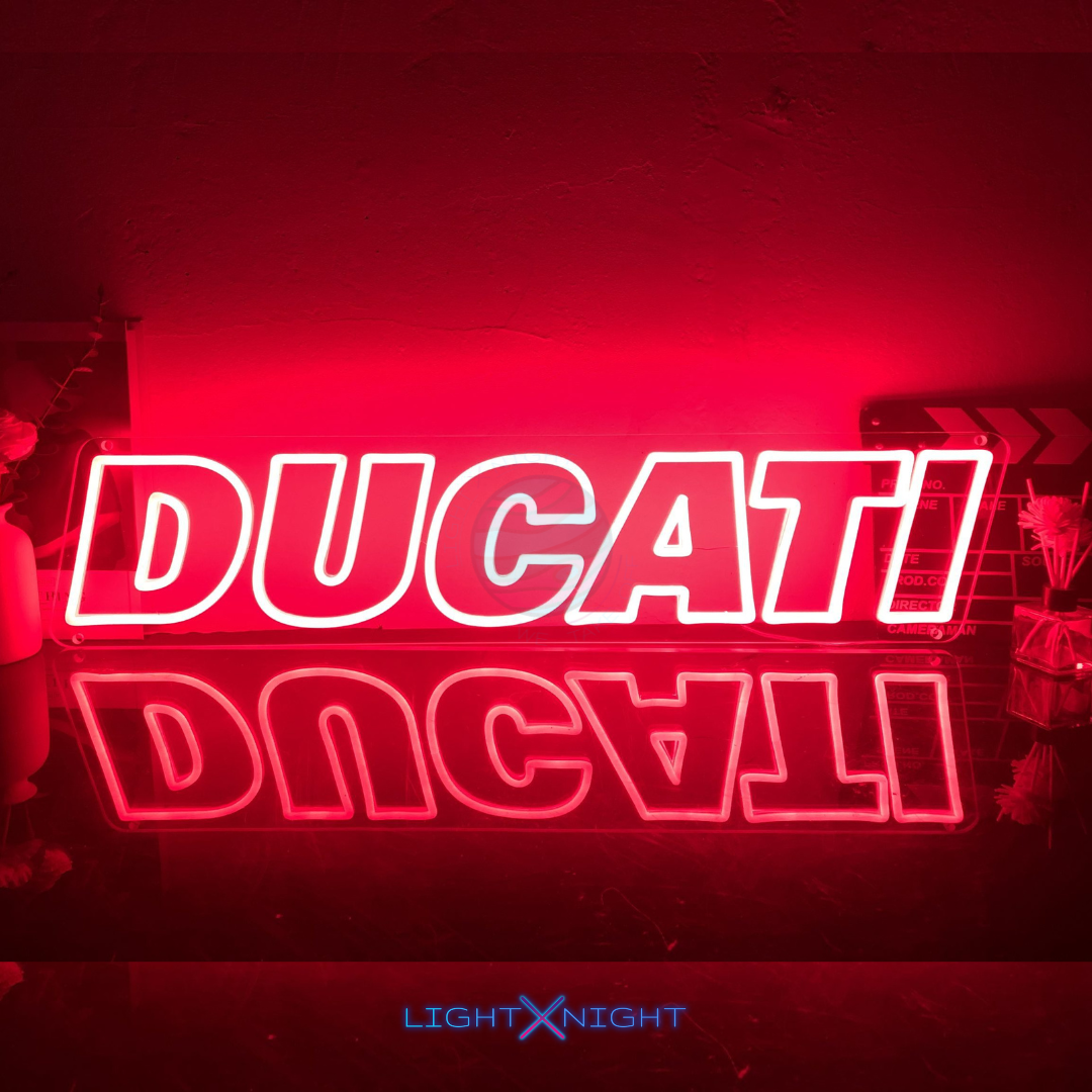 Ducati Font Neon Sign