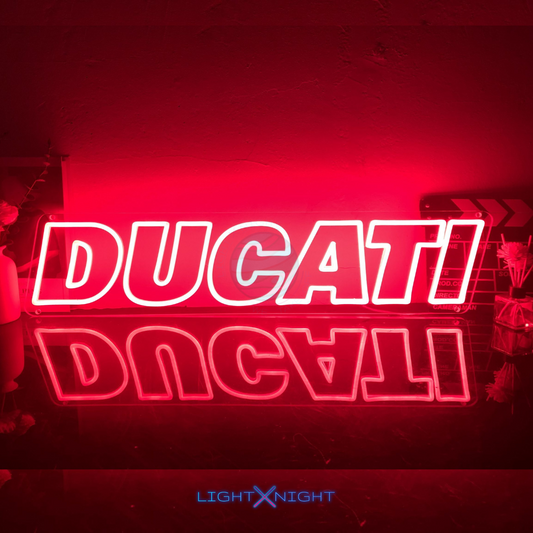 Ducati Font Neon Sign
