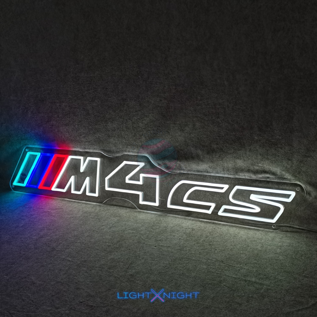 BMW M4 Cs Neon Sign, BMW M4 Cs Led Neon Sign, BMW M4 Cs Neon Light, BMW M4 Cs Decoration, BMW M4 Cs Merchandise