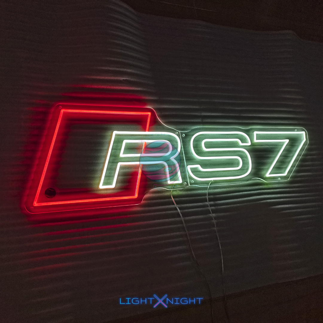 Audi RS7 Led Neon Sign, Audi RS7 Neon Light, Light X Night Audi RS7 Neon Sign