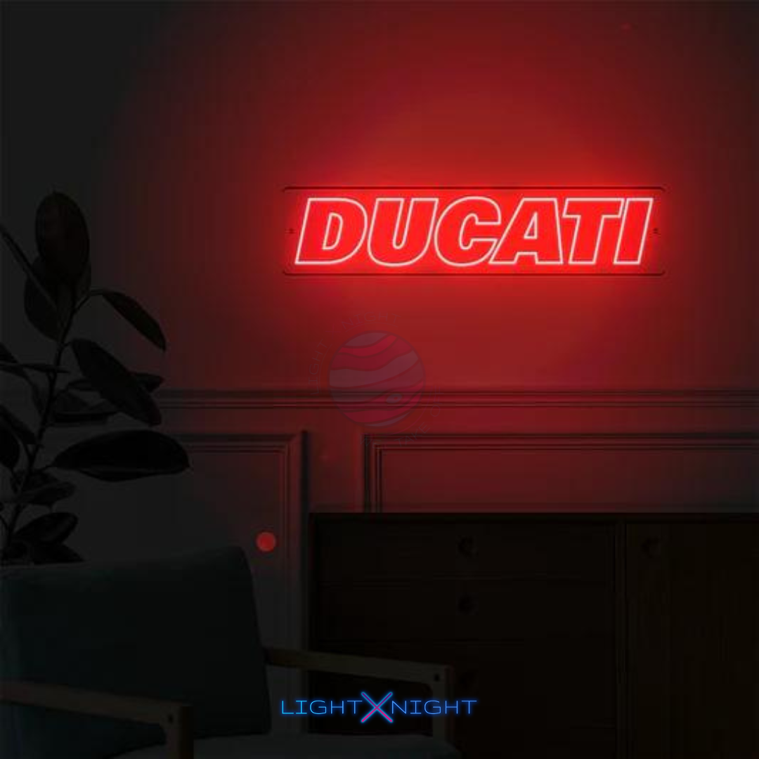 Ducati Font Neon Sign