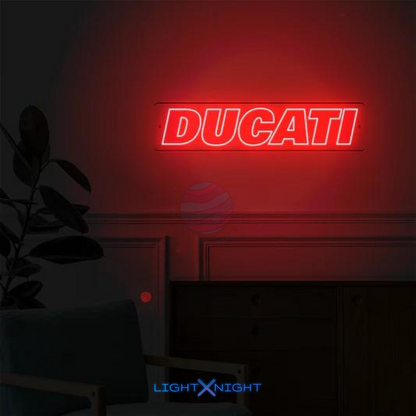 Ducati Font Neon Sign