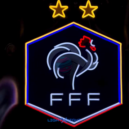 France National Neon Sign
