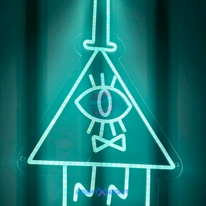 Bill Cipher Neon Sign