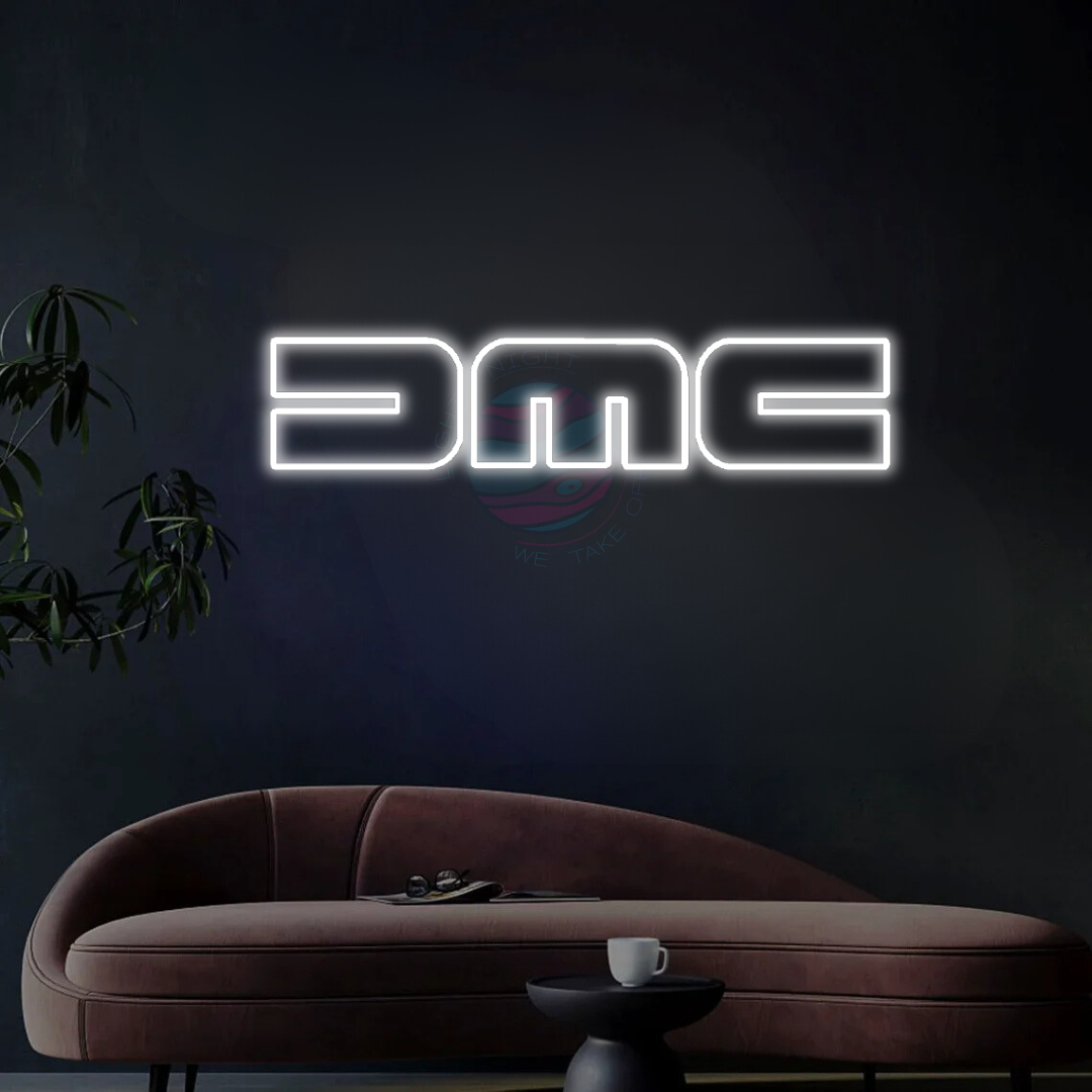DeLorean Motor Company Neon Sign, DMC Neon Sign