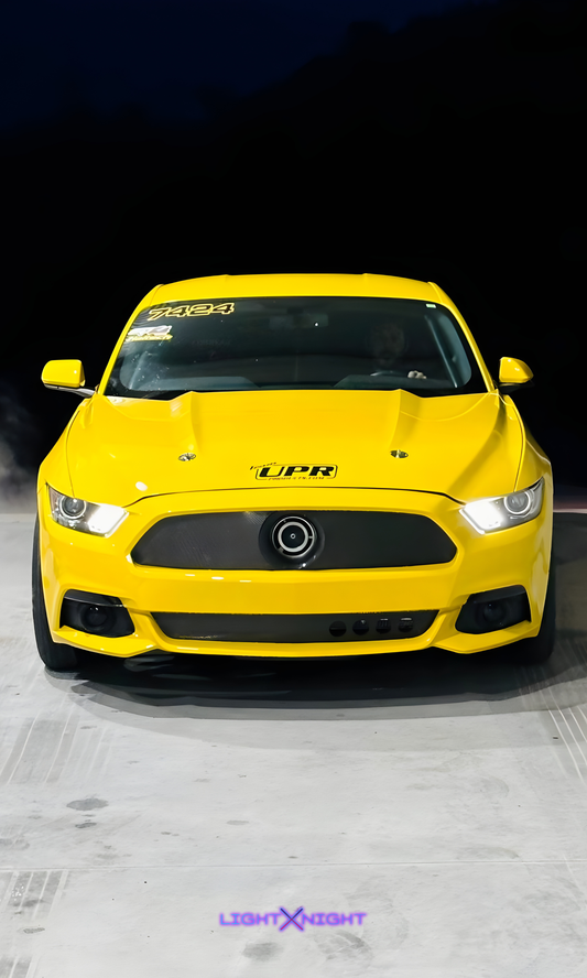 Turbo Mustang Neon Poster